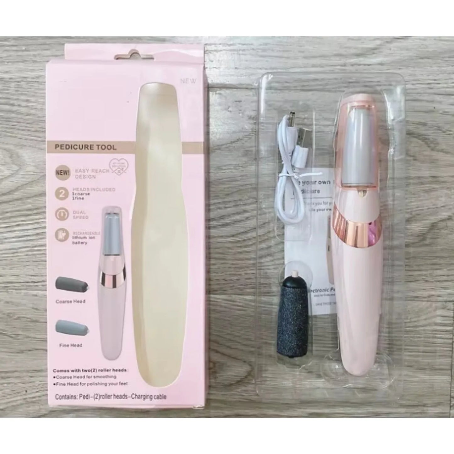 Rechargeable Electric Callus Remover – Smooth, Soft Heels Anytime