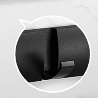 Folding Wall Hook Rack Available in 3 to 5 Hook Options | No-Drill or Screw Mounting