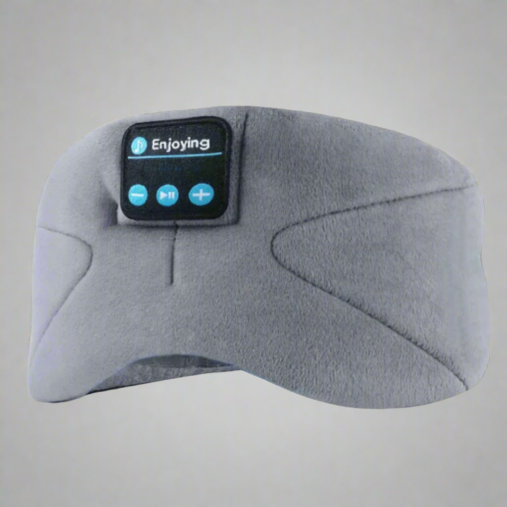 Sleep Headphones Bluetooth Eye Mask – Wireless Sleep Mask with 10+ Hrs Playtime