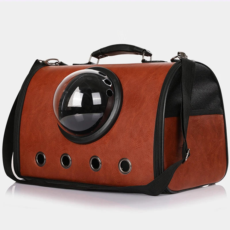 Transparent Space Capsule Cat Backpack – Breathable Travel Carrier for Cats & Small Dogs Dealprice.co.uk