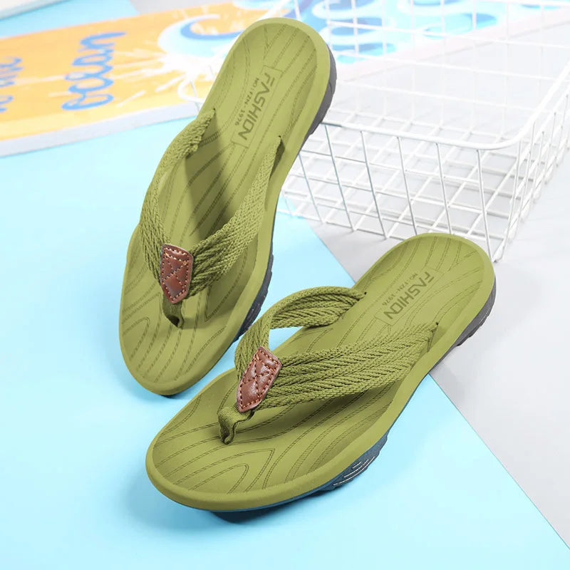 Men’s Summer Flip Flops – Breathable Non-Slip EVA Outdoor Slippers