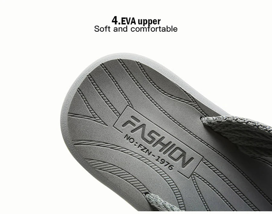 Men’s Summer Flip Flops – Breathable Non-Slip EVA Outdoor Slippers