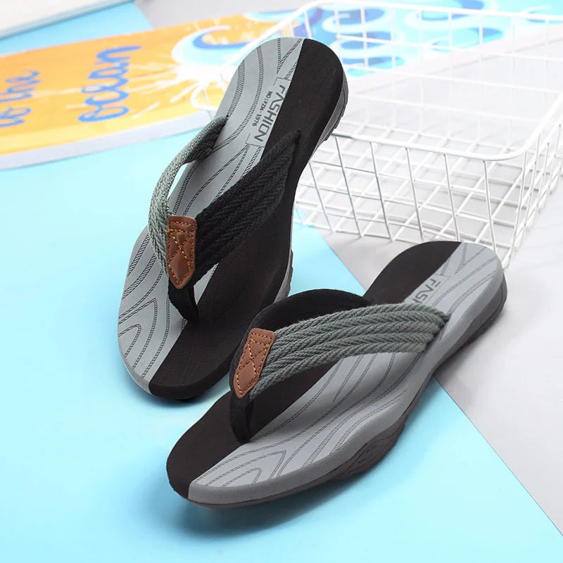 Men’s Summer Flip Flops – Breathable Non-Slip EVA Outdoor Slippers