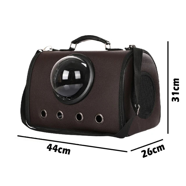 Transparent Space Capsule Cat Backpack – Breathable Travel Carrier for Cats & Small Dogs Dealprice.co.uk