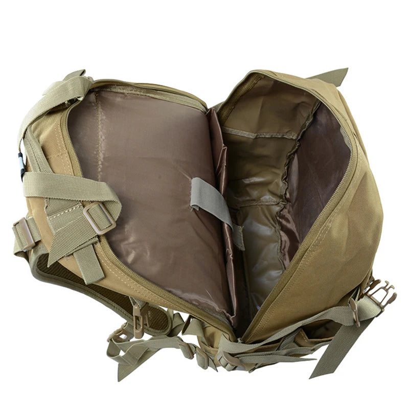 40L Tactical Camping Backpack – MOLLE Outdoor Travel & Hiking Rucksack Dealprice.co.uk