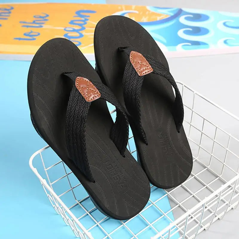 Men’s Summer Flip Flops – Breathable Non-Slip EVA Outdoor Slippers