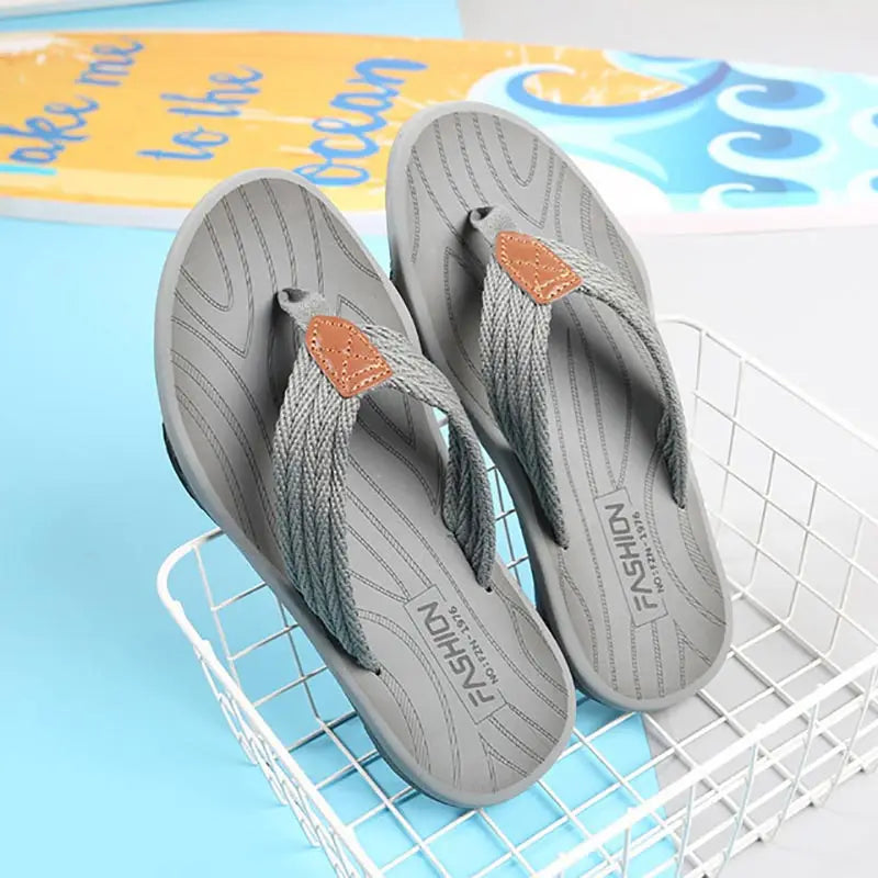 Men’s Summer Flip Flops – Breathable Non-Slip EVA Outdoor Slippers