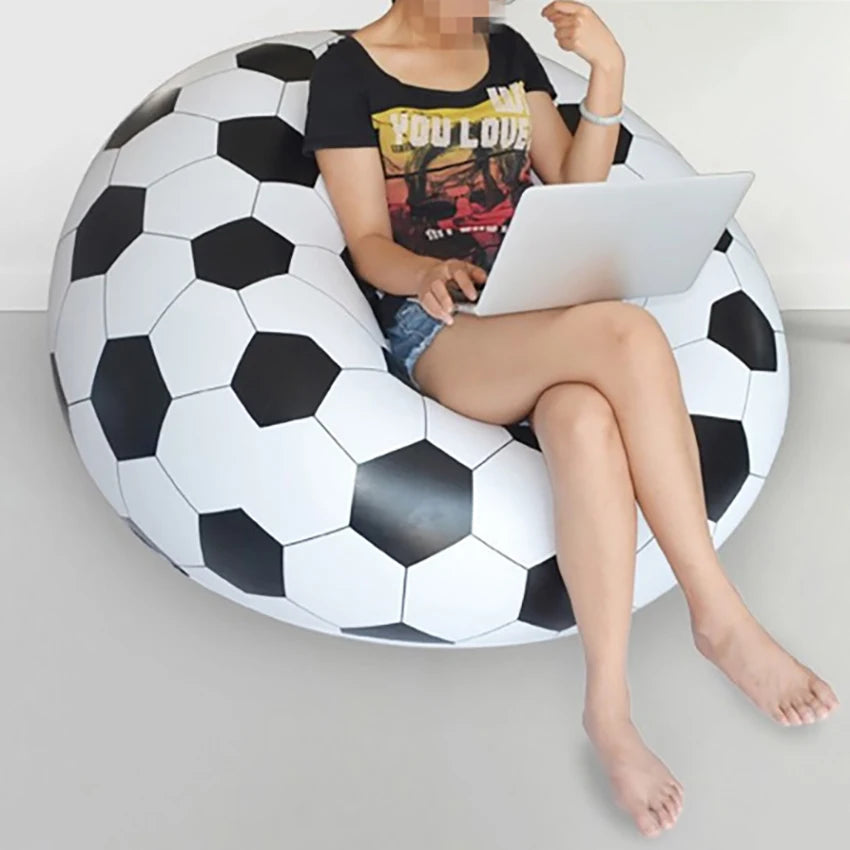 PVC Inflatable Bean Bag Sofa – Stylish & Comfortable Lazy Chair for Indoor & Outdoor Use Dealprice.co.uk