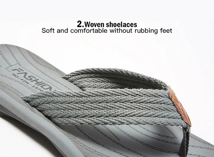 Men’s Summer Flip Flops – Breathable Non-Slip EVA Outdoor Slippers