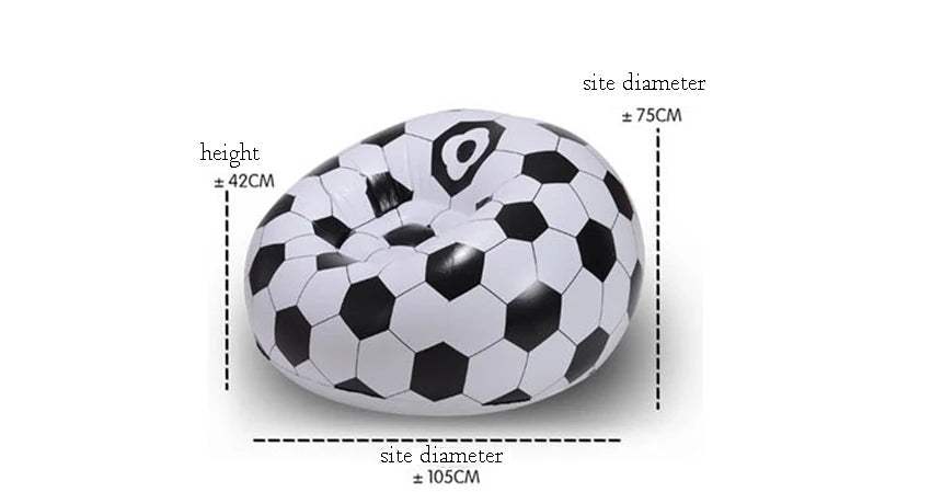 PVC Inflatable Bean Bag Sofa – Stylish & Comfortable Lazy Chair for Indoor & Outdoor Use Dealprice.co.uk