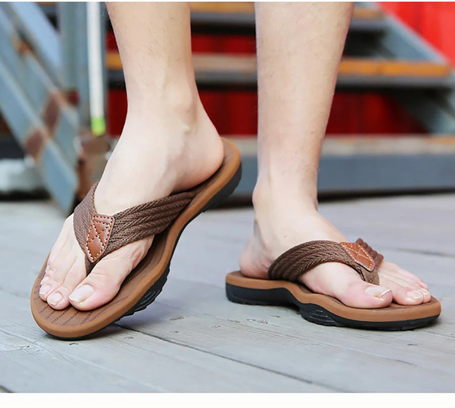 Men’s Summer Flip Flops – Breathable Non-Slip EVA Outdoor Slippers