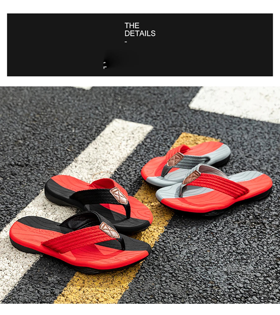 Men’s Summer Flip Flops – Breathable Non-Slip EVA Outdoor Slippers