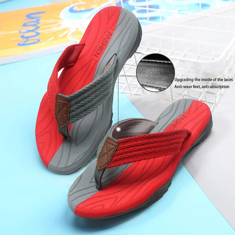 Men’s Summer Flip Flops – Breathable Non-Slip EVA Outdoor Slippers