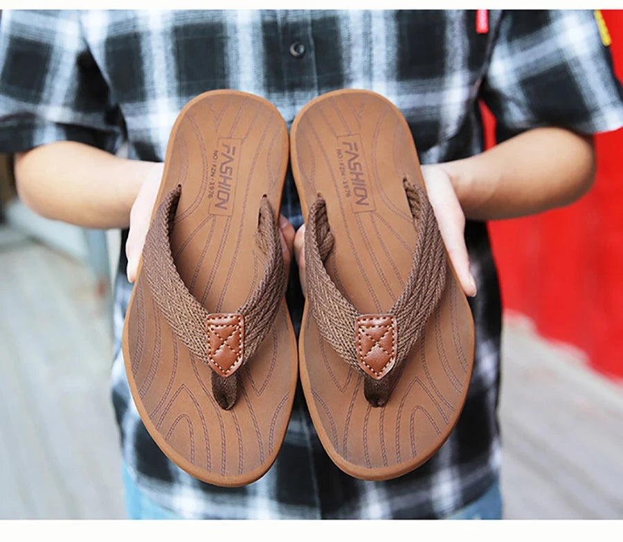 Men’s Summer Flip Flops – Breathable Non-Slip EVA Outdoor Slippers