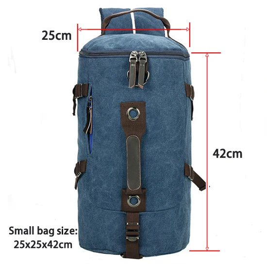 Men’s Large Capacity Canvas Backpack – Travel & Mountaineering Bag Dealprice.co.uk