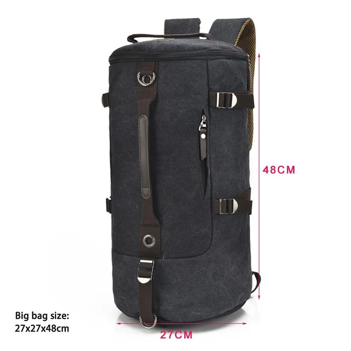 Men’s Large Capacity Canvas Backpack – Travel & Mountaineering Bag Dealprice.co.uk