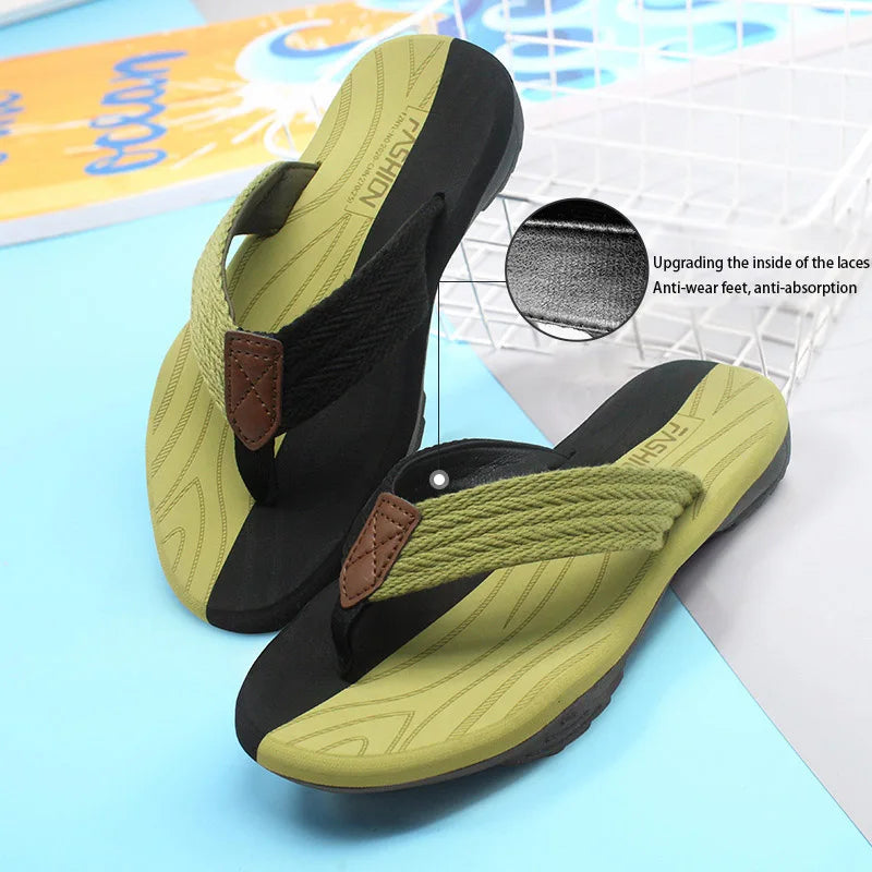 Men’s Summer Flip Flops – Breathable Non-Slip EVA Outdoor Slippers