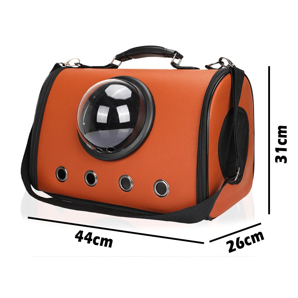 Transparent Space Capsule Cat Backpack – Breathable Travel Carrier for Cats & Small Dogs Dealprice.co.uk
