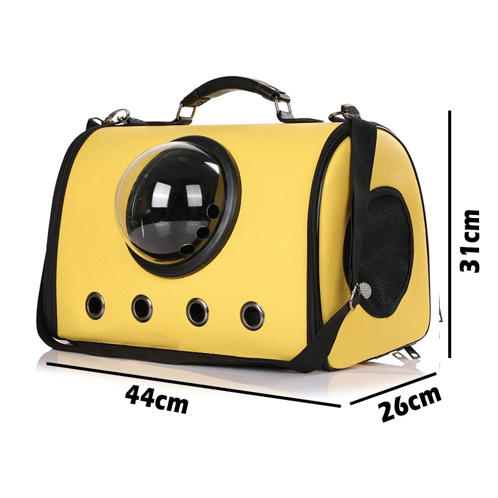 Transparent Space Capsule Cat Backpack – Breathable Travel Carrier for Cats & Small Dogs Dealprice.co.uk