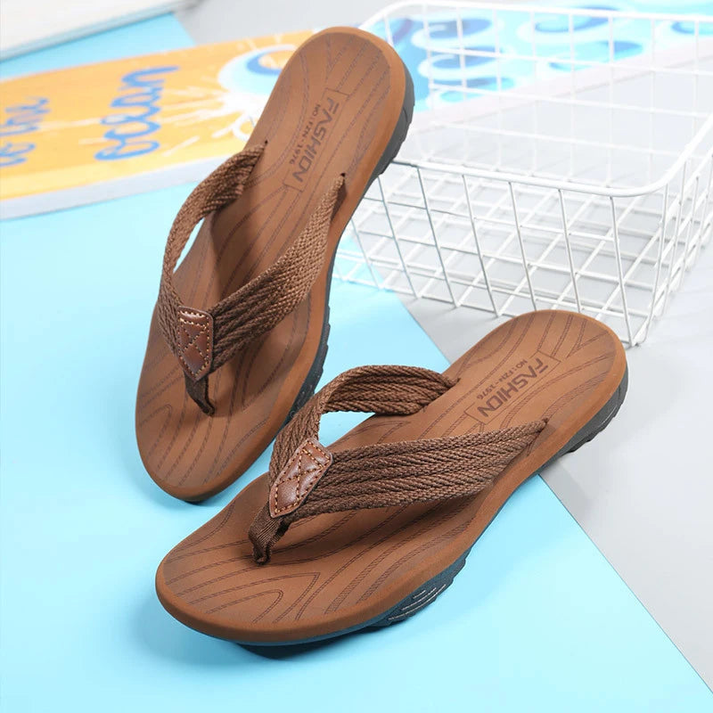 Men’s Summer Flip Flops – Breathable Non-Slip EVA Outdoor Slippers