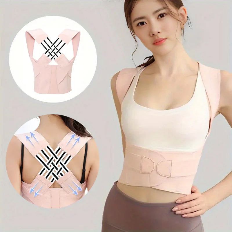 Women’s Posture Corrector Adjustable Back & Shoulder Brace for Upright Posture