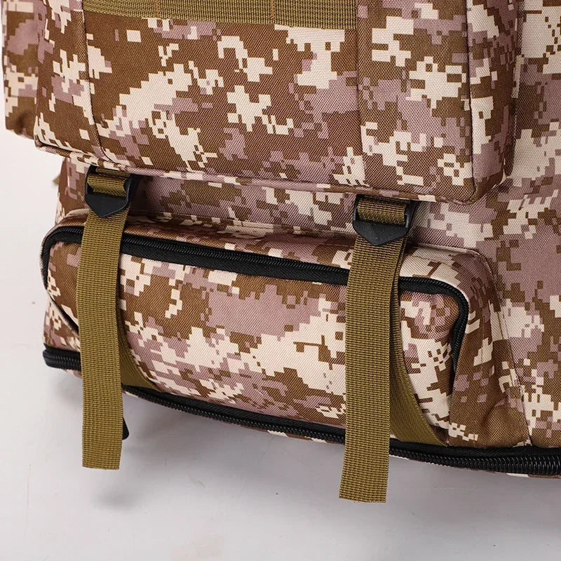 80L/100L Tactical Mountaineering Backpack – Large Capacity Hiking & Camping Bag Dealprice.co.uk