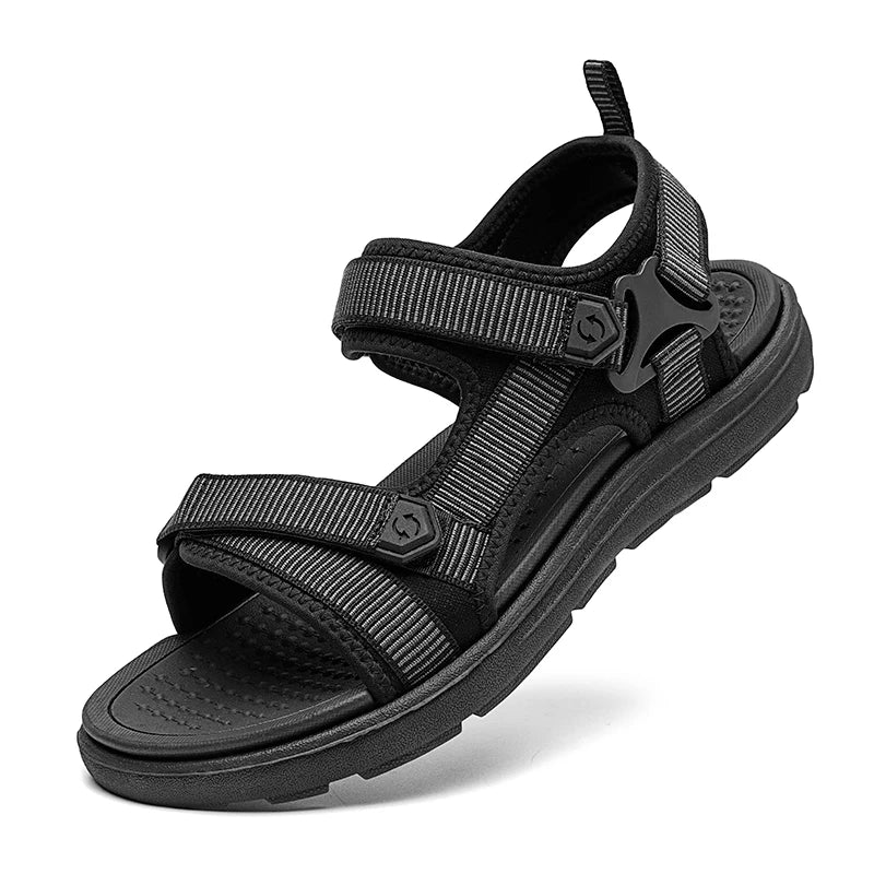 Men’s Casual Comfortable Outdoor Sandals – Hook & Loop Summer Shoes