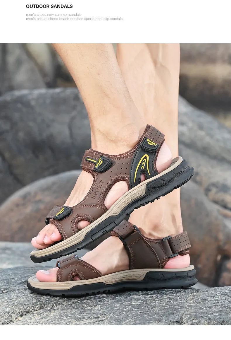 Men’s Summer Sandals – Lightweight Outdoor Beach Sneakers (2025 Casual Comfort)