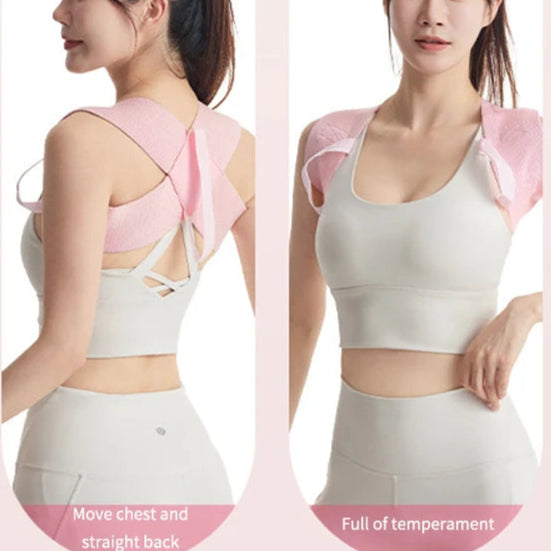 Adjustable Shoulder, Back Posture Corrector Belt – Lightweight Brace for Daily Wear