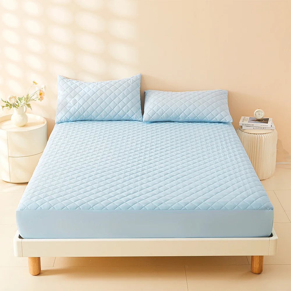 3D Air Fabric Thick Waterproof Mattress Protector – Breathable, Soft & Durable Bed Cover