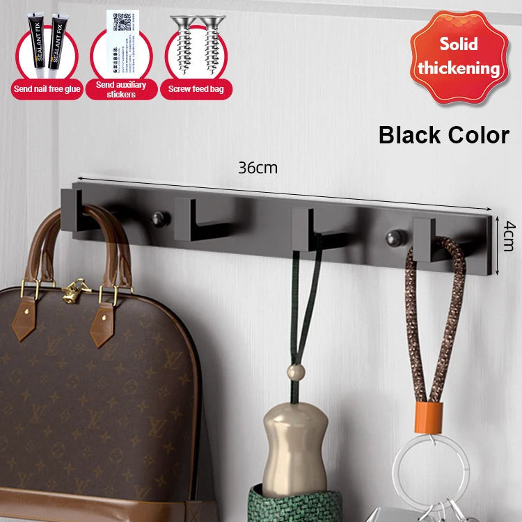 Bathroom Robe Hooks – Wall Mounted Stainless Steel Hook Rack Clothes Hanger