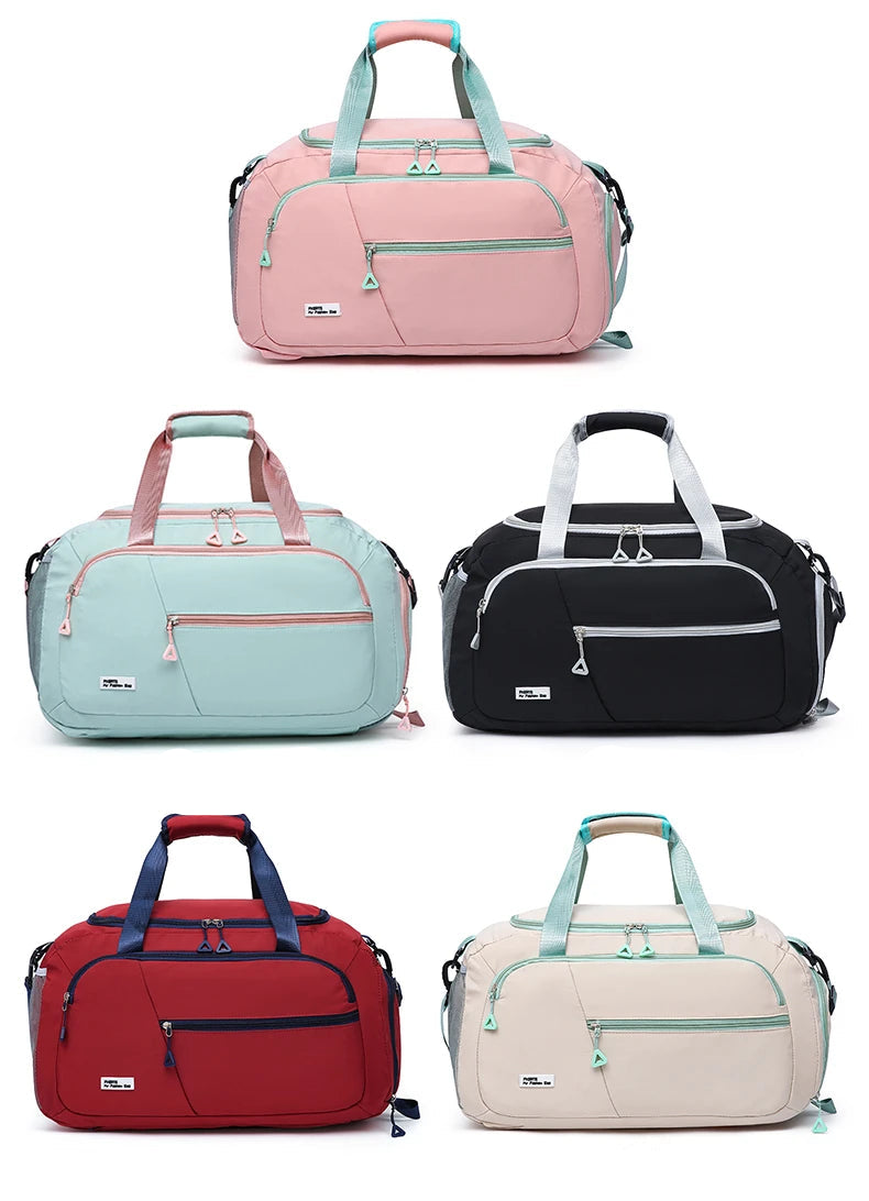 Women’s Large Oxford Travel Tote – Waterproof Gym & Weekend Shoulder Bag