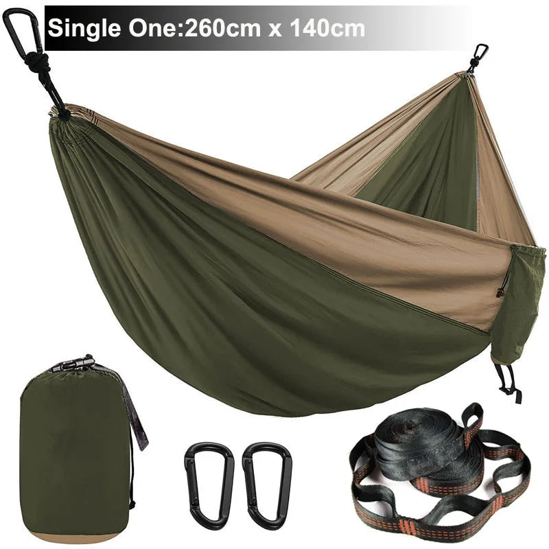 Parachute Camping Hammock – Lightweight, Durable & Double/Single Dealprice.co.uk