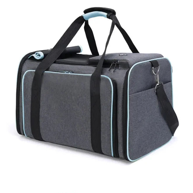 Expandable Airline-Approved Pet Carrier – Foldable Travel Bag for Cats & Dogs