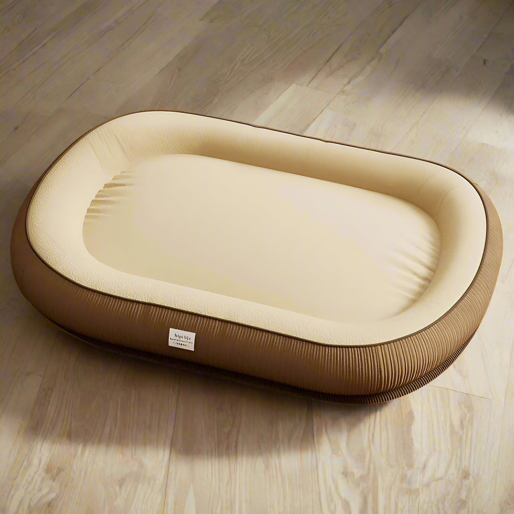 Memory Foam Dog Bed – Soft, Warm & Washable Sleeping Mat for Dogs