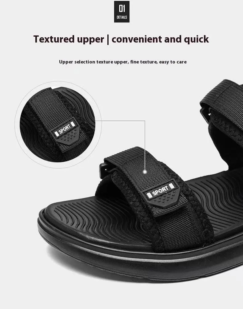 Men’s Summer Sandals – Adjustable Lightweight Sport Style Non-Slip Outdoor Shoes