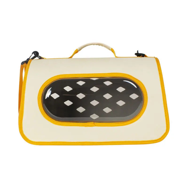 Portable & Ventilated Pet Carrier – Lightweight, Foldable Travel Bag for Cats & Small Dogs Dealprice.co.uk