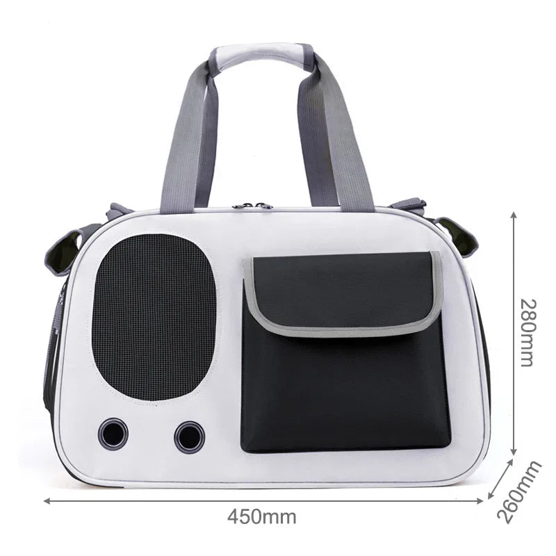 Portable Foldable Pet Carrier Bag – Shoulder Handbag for Small Dogs & Cats Dealprice.co.uk