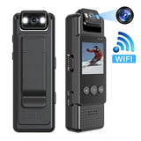 WiFi Mini body Camera – 1080P Portable Body Cam with Night Vision, 180° Rotatable Lens