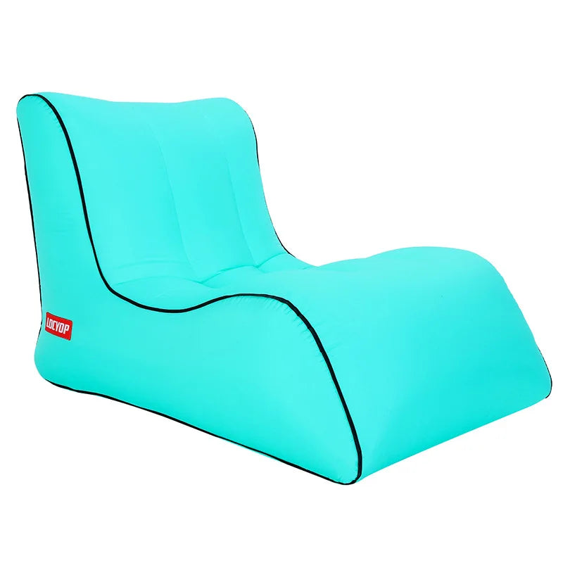 Lazy Inflatable Sofa – Portable Air Bed for Beach, Outdoor & Living Room Use Dealprice.co.uk