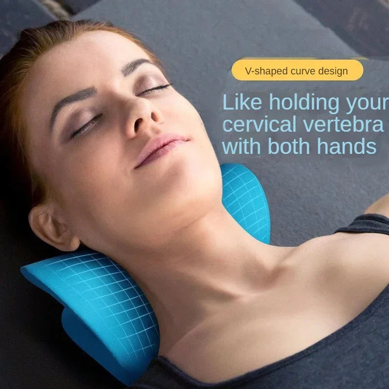 Neck and Shoulder Stretcher Pillow – Neck align Chiropractic Neck Pillow Stretcher