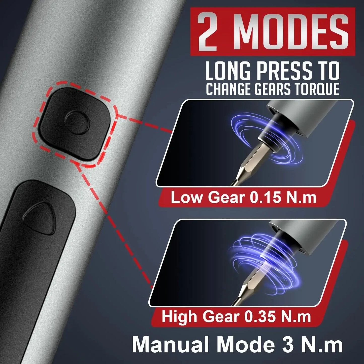 75-in-1 Precision Electric Screwdriver Set with 71 Magnetic Bits, LED Lights, and Case