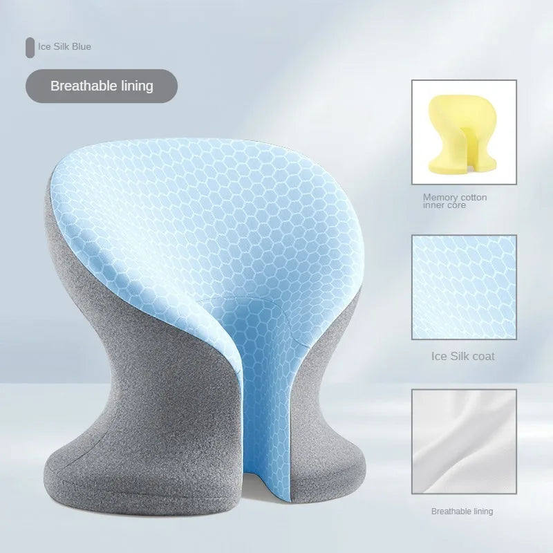 U-Shape Memory Foam Nap Pillow for Desk – Office & Student Siesta Cushion