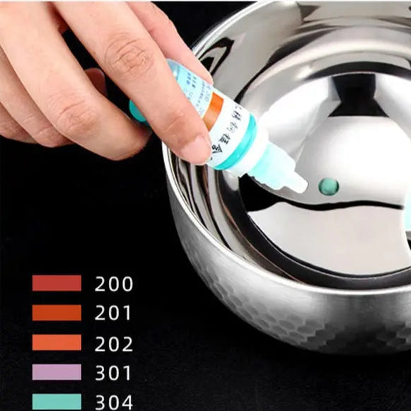 304 Stainless Steel Double-Wall Bowl – Heat-Insulated, Anti-Slip, Built to Last