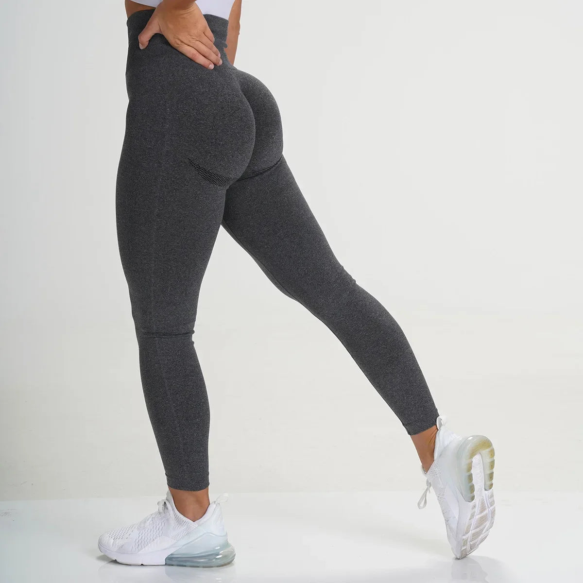 Seamless High-Waist Sports Leggings – Push-Up Fitness & Yoga Pants