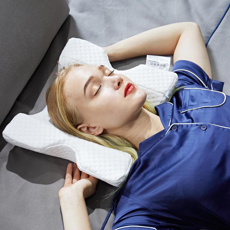 U-Shaped Orthopedic Memory Foam Pillow – Neck & Arm Support for Side Sleepers