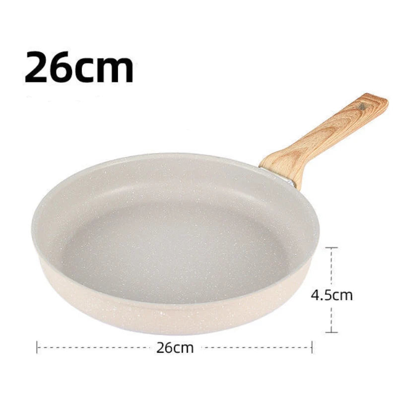 Aluminium Alloy Ceramic-Coated Wok for Gas & Induction - Non-Stick Frying Pan