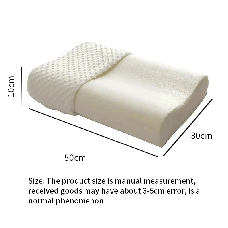 Memory Foam Pillow for Sleeping – Adjustable Orthopedic Contour Pillow for Neck