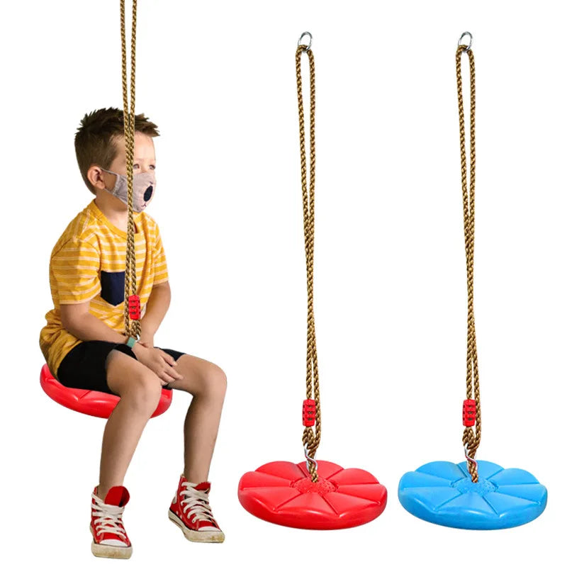 Children’s Disc Swing – Indoor & Outdoor Hanging Swing for Kids Dealprice.co.uk
