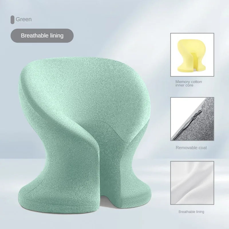 U-Shape Memory Foam Nap Pillow for Desk – Office & Student Siesta Cushion